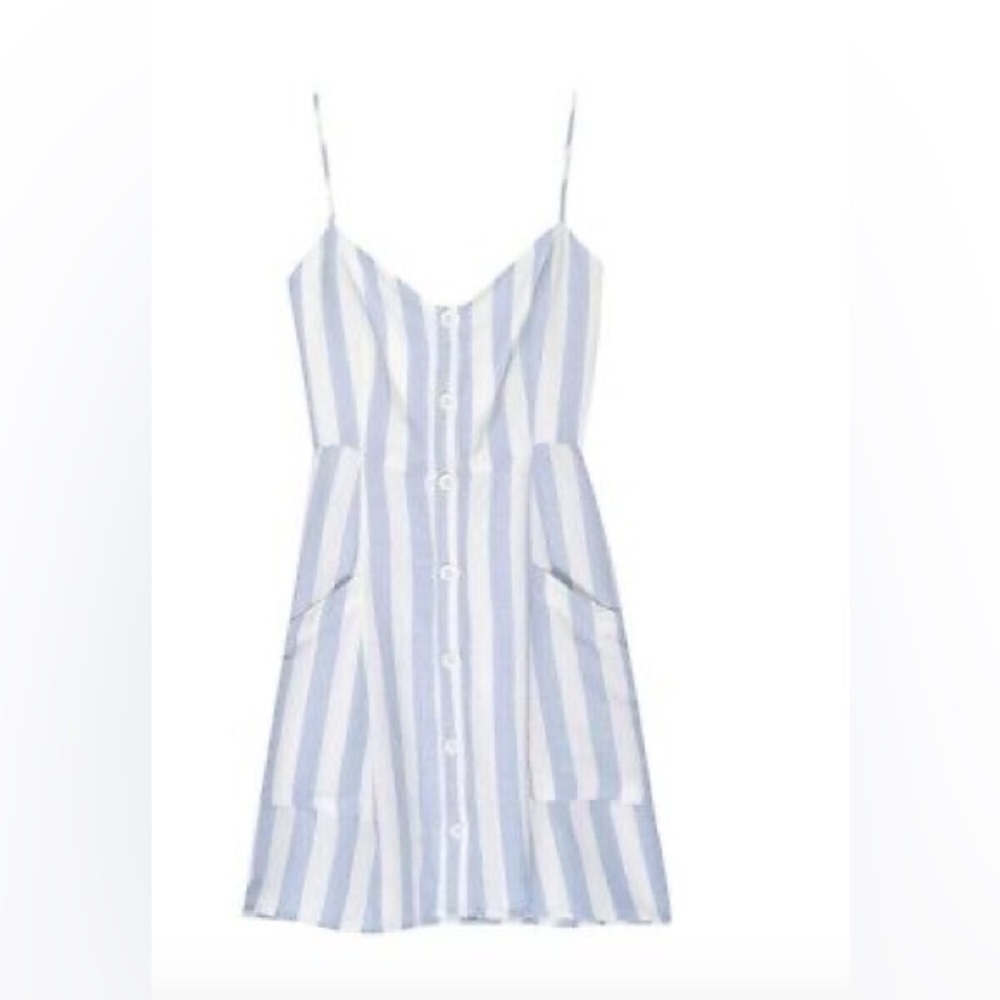 Rails Aurora Merriell Blue White Stripe Dress Size S - Picture 4 of 12